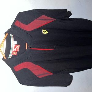 XXL Mens Ferrari Collard Shirt